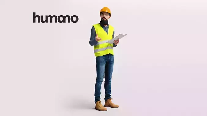 Humano Man Warehouse Worker Engineer -2506-068-1466
