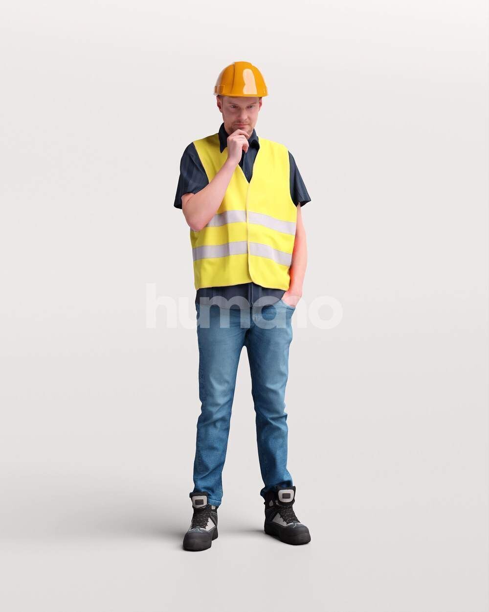 Humano Man Warehouse Worker Engineer -2506-056-2659 3D model_6