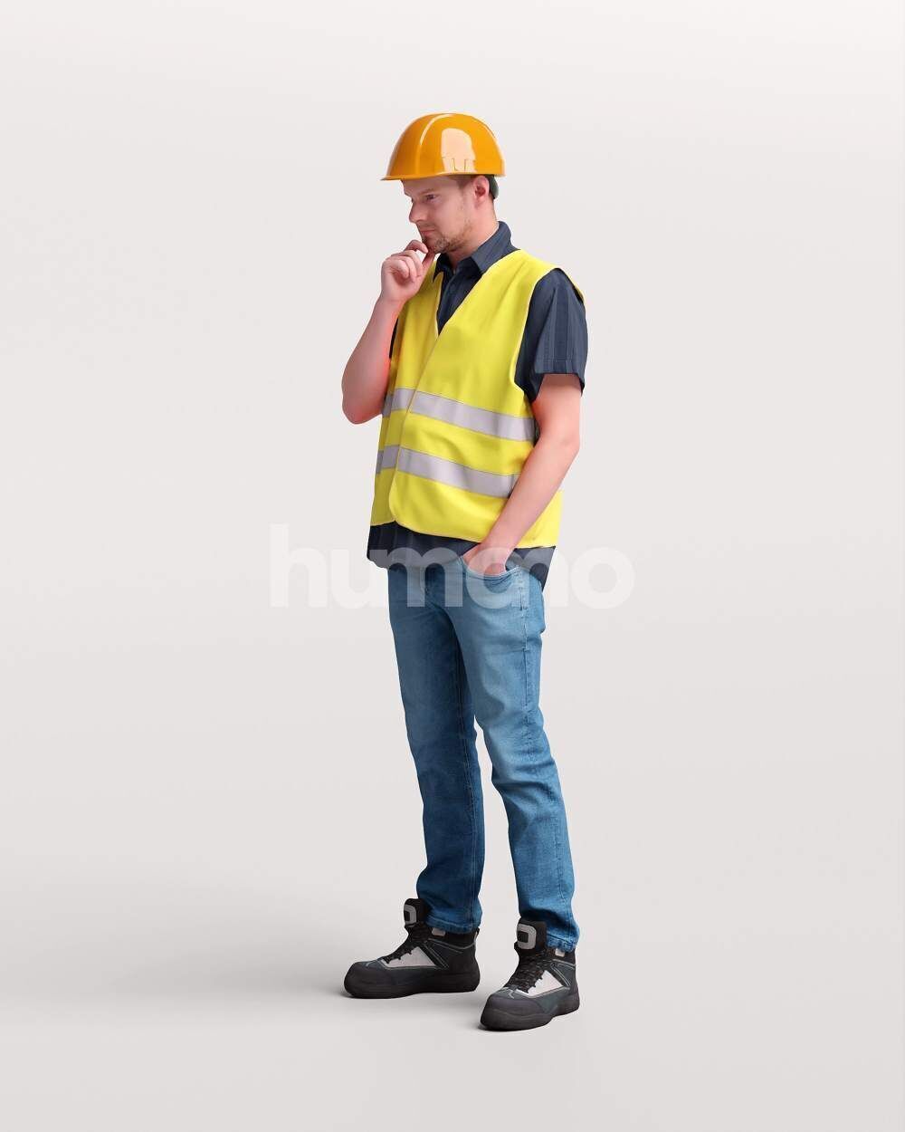 Humano Man Warehouse Worker Engineer -2506-056-2659 3D model_8