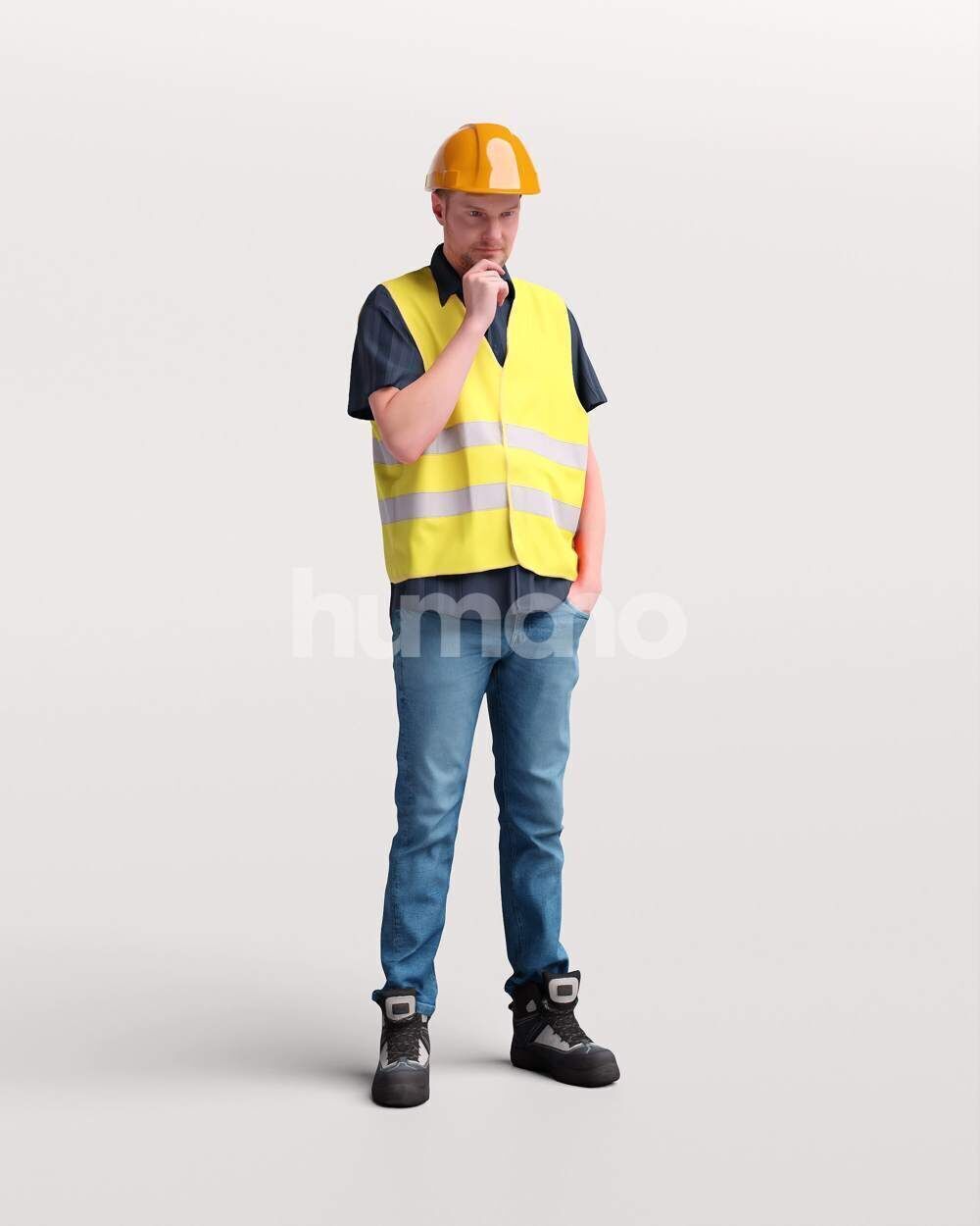 Humano Man Warehouse Worker Engineer -2506-056-2659 3D model_4