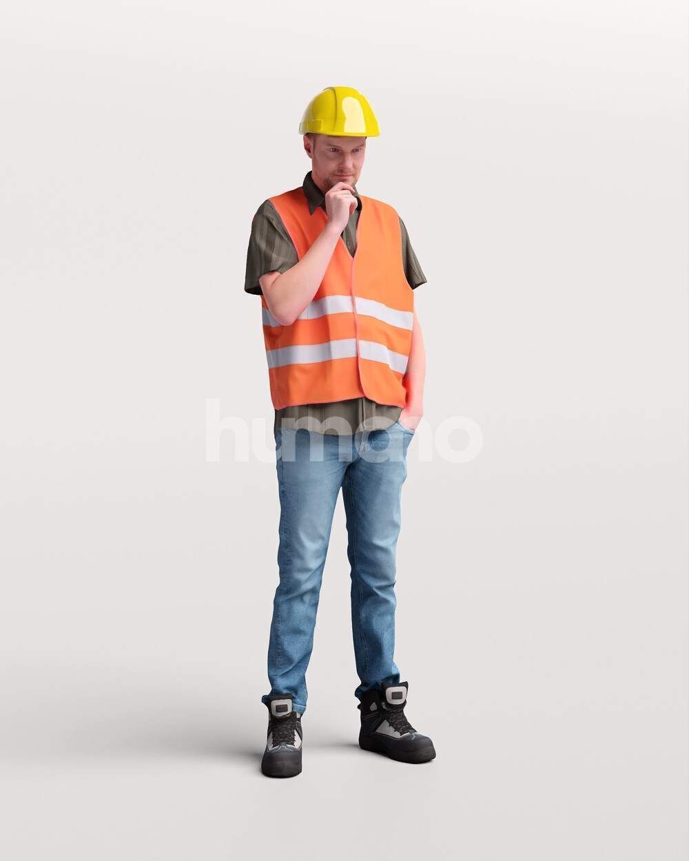 Humano Man Warehouse Worker Engineer -2506-056-2659 3D model_13
