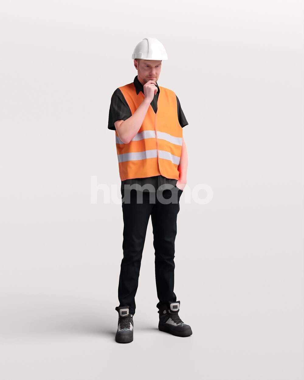 Humano Man Warehouse Worker Engineer -2506-056-2659 3D model_12