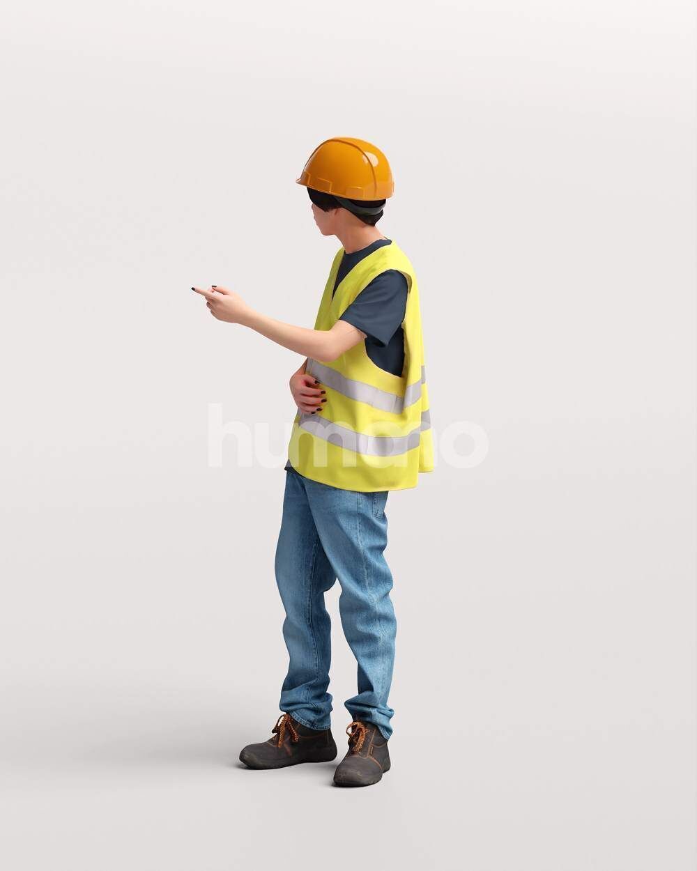 Humano Man Warehouse Worker Engineer -2506-041-5103 3D model_8