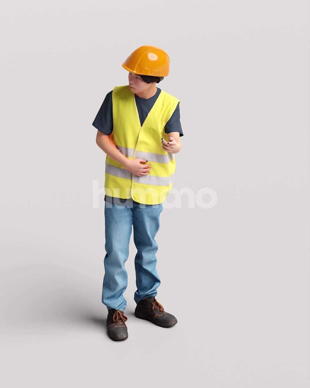 Humano Man Warehouse Worker Engineer -2506-041-5103 3D model_11