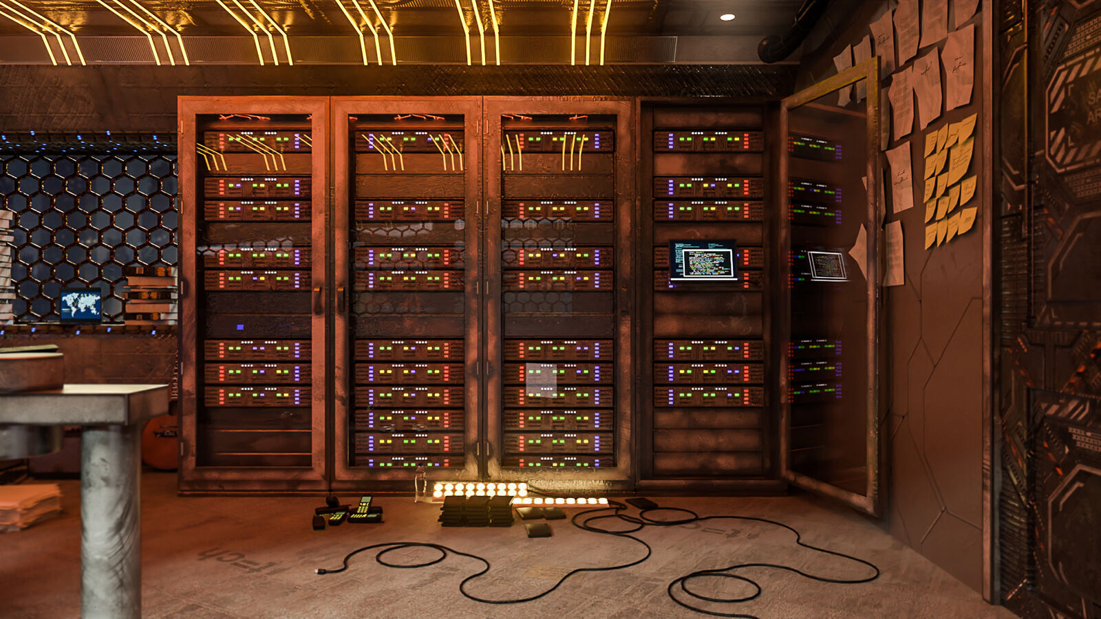 Hackers Room 3D model_2
