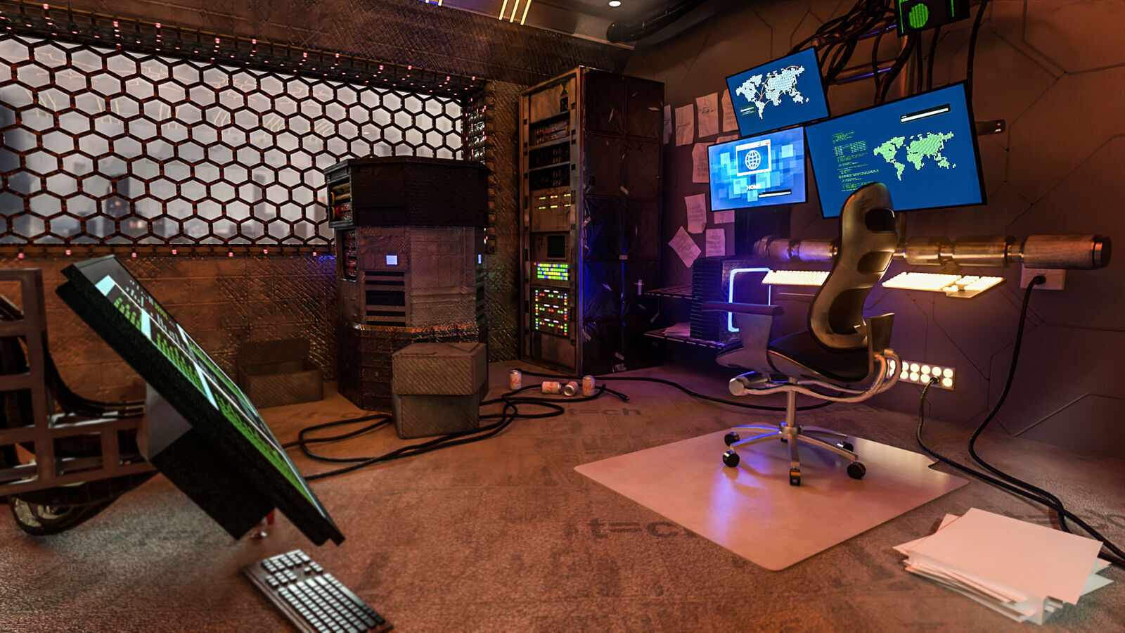 Hackers Room 3D model_4