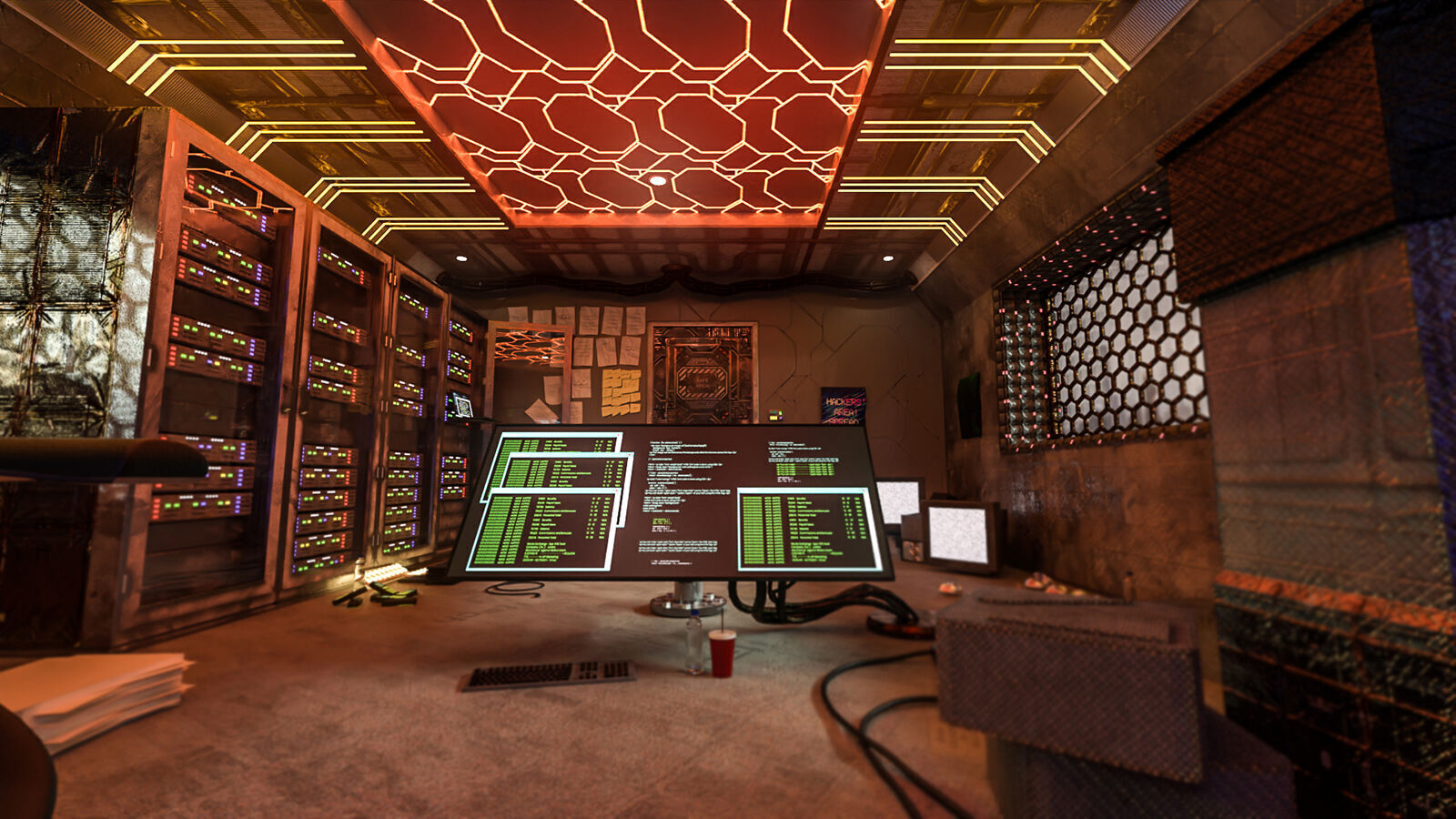 Hackers Room 3D model_1