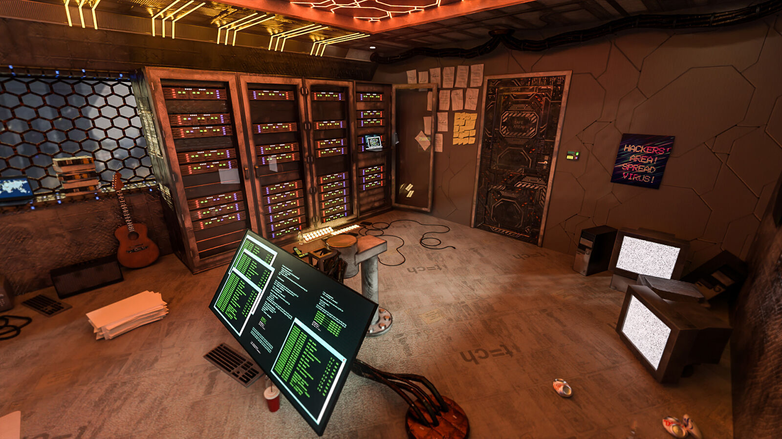 Hackers Room 3D model_6