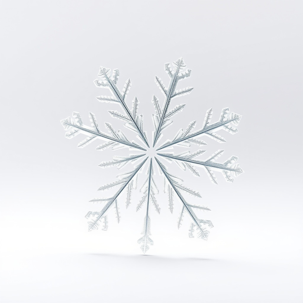 Intricate Snowflake Model Pack for Game and Animation Texture_4
