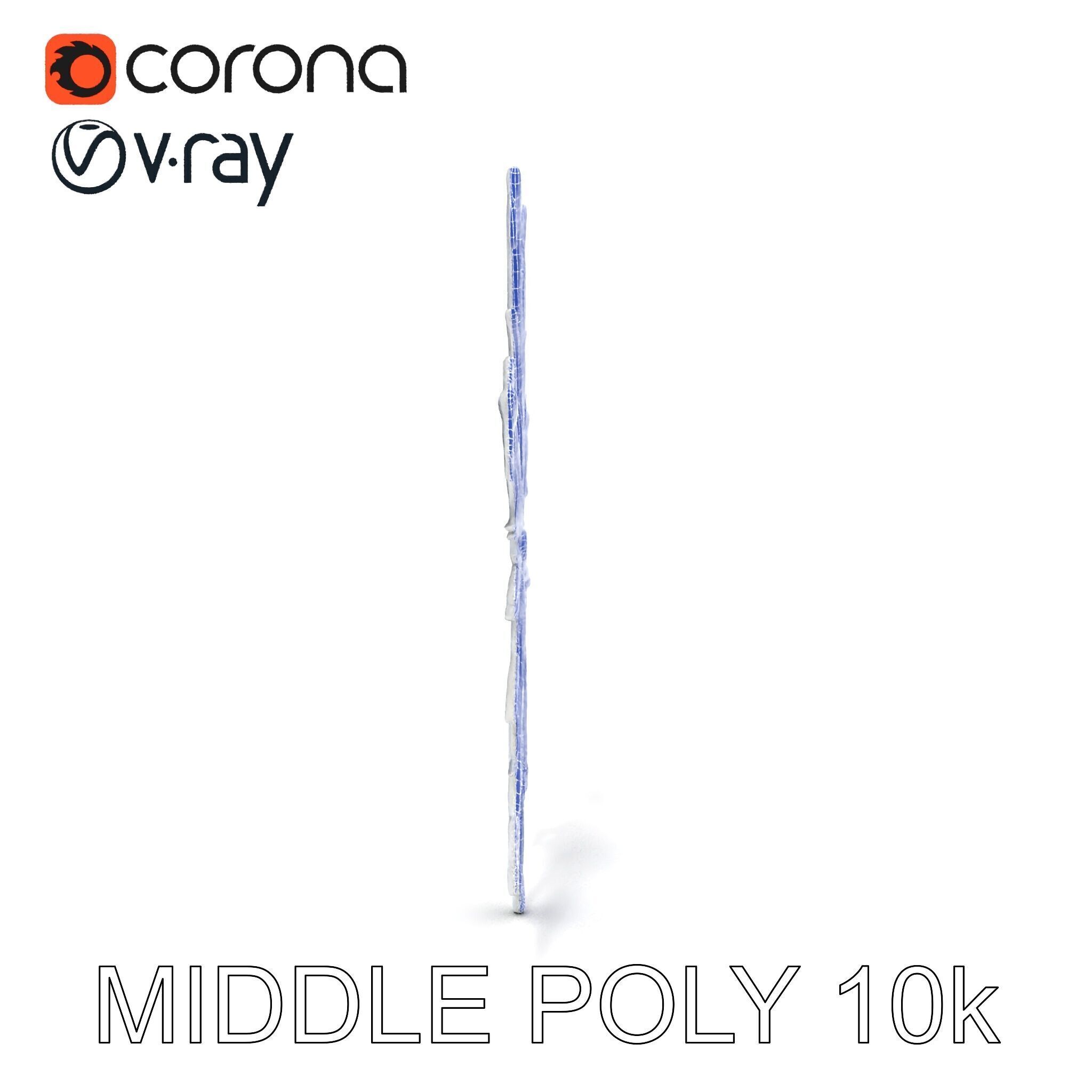 Intricate Snowflake Model Pack for Game and Animation Texture_13