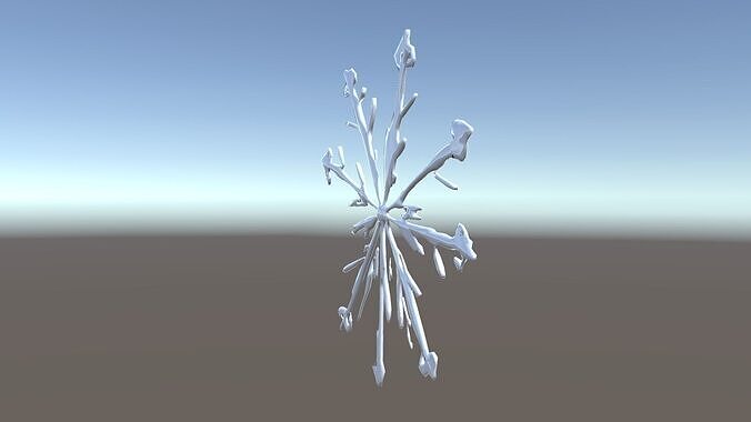 Intricate Snowflake Model Pack for Game and Animation Texture