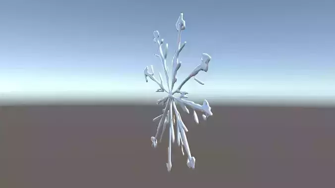 Intricate Snowflake Model Pack for Game and Animation