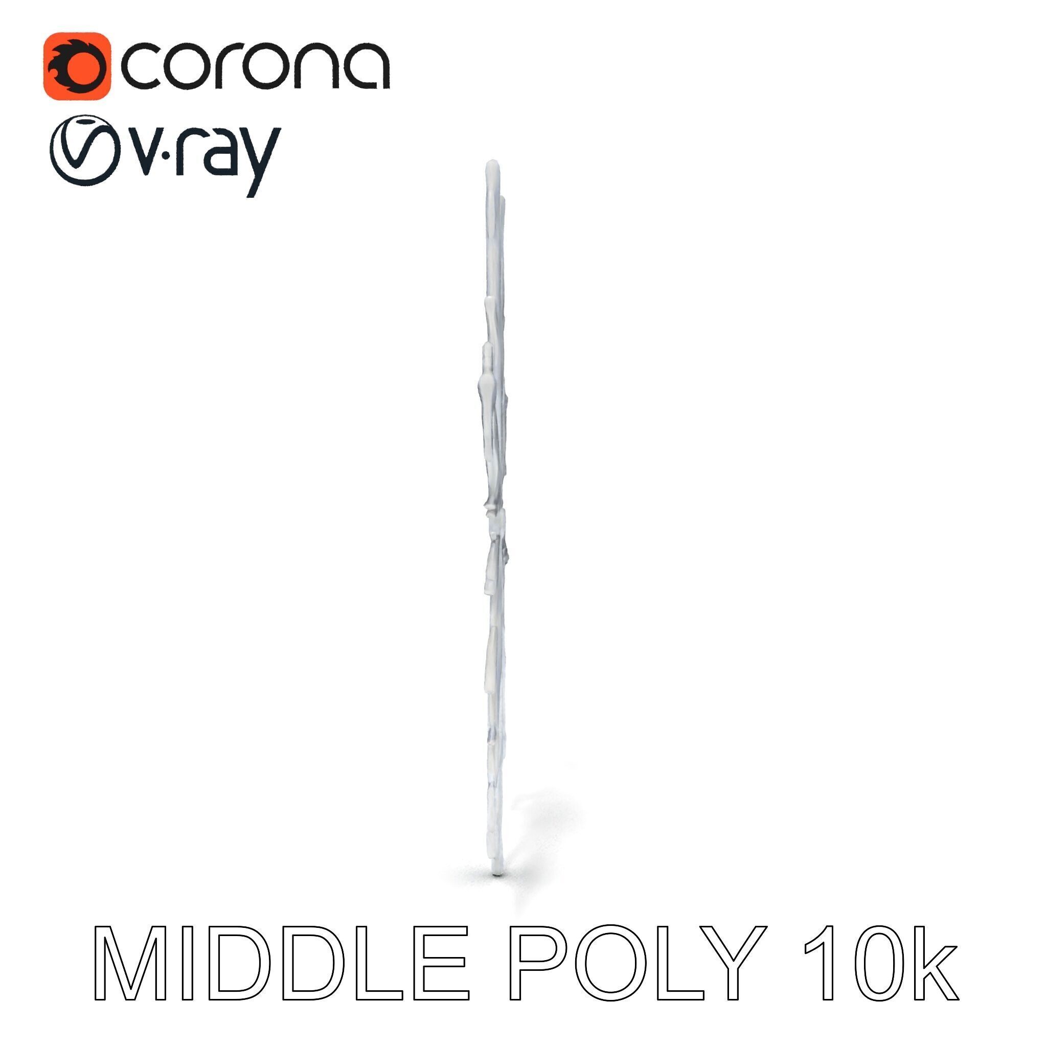 Intricate Snowflake Model Pack for Game and Animation Texture_6