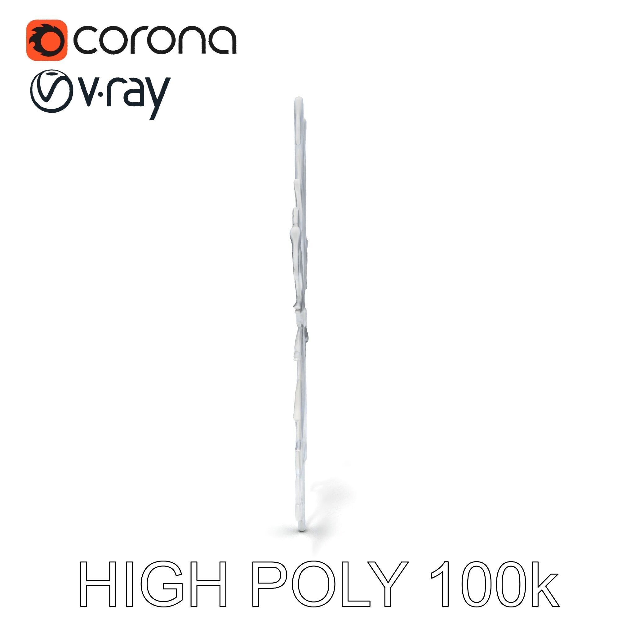 Intricate Snowflake Model Pack for Game and Animation Texture_2