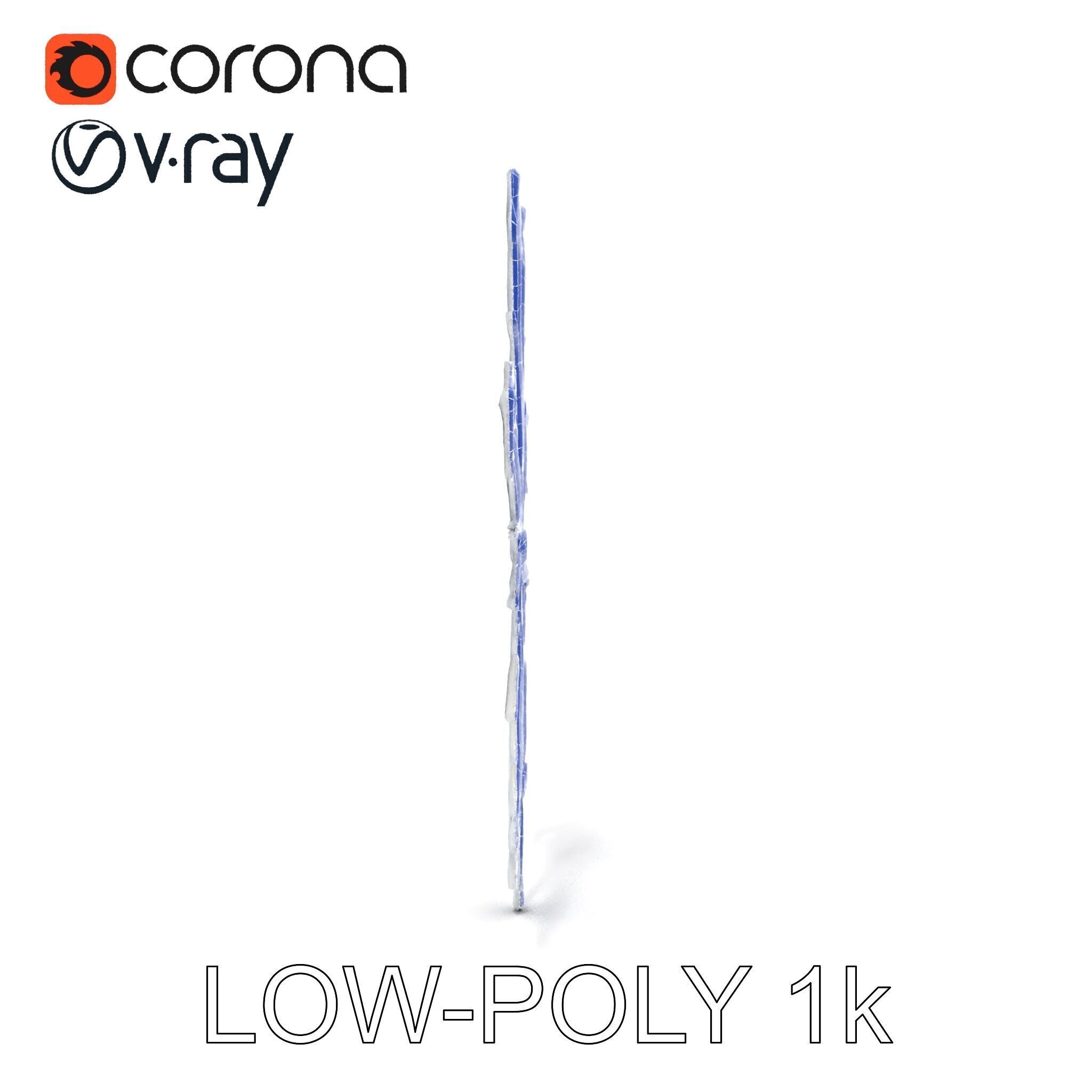 Intricate Snowflake Model Pack for Game and Animation Texture_15