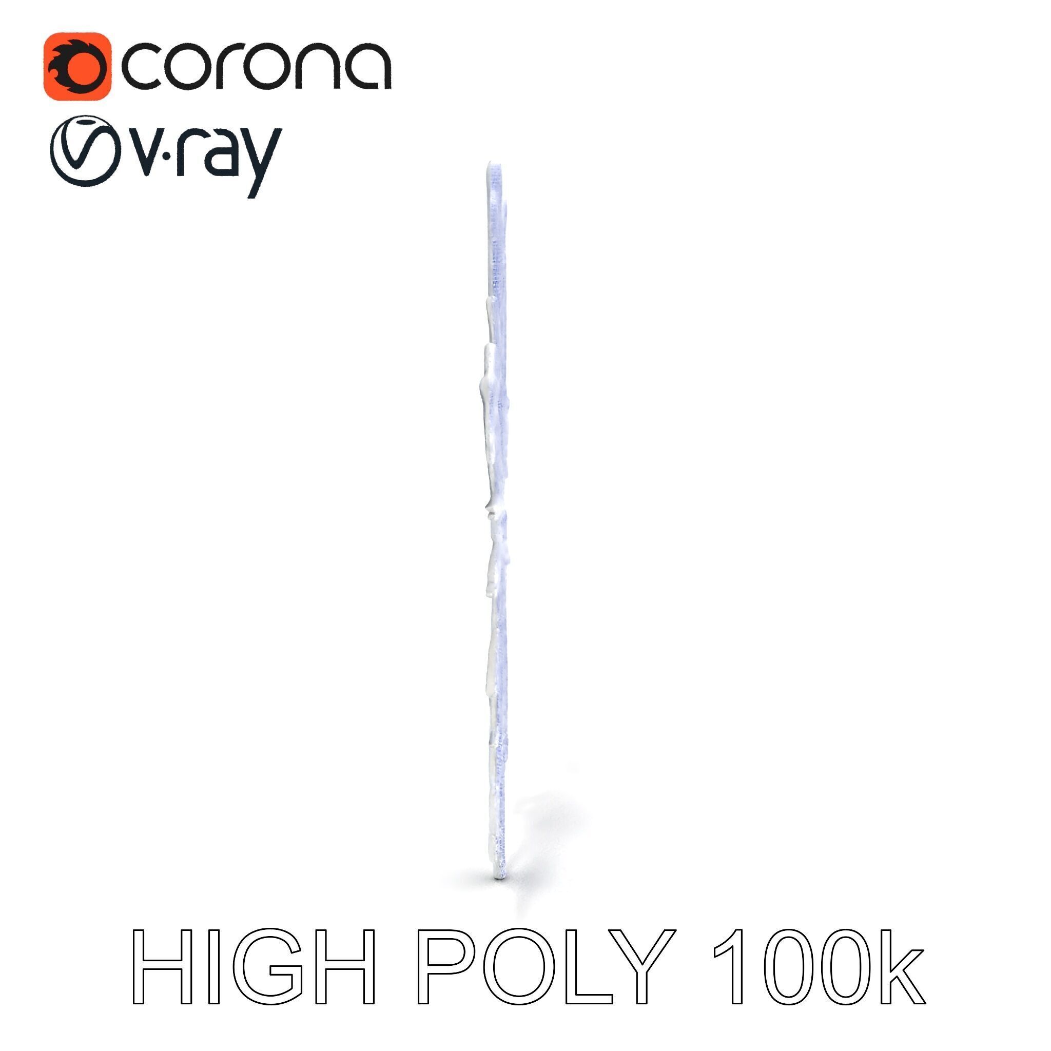 Intricate Snowflake Model Pack for Game and Animation Texture_21