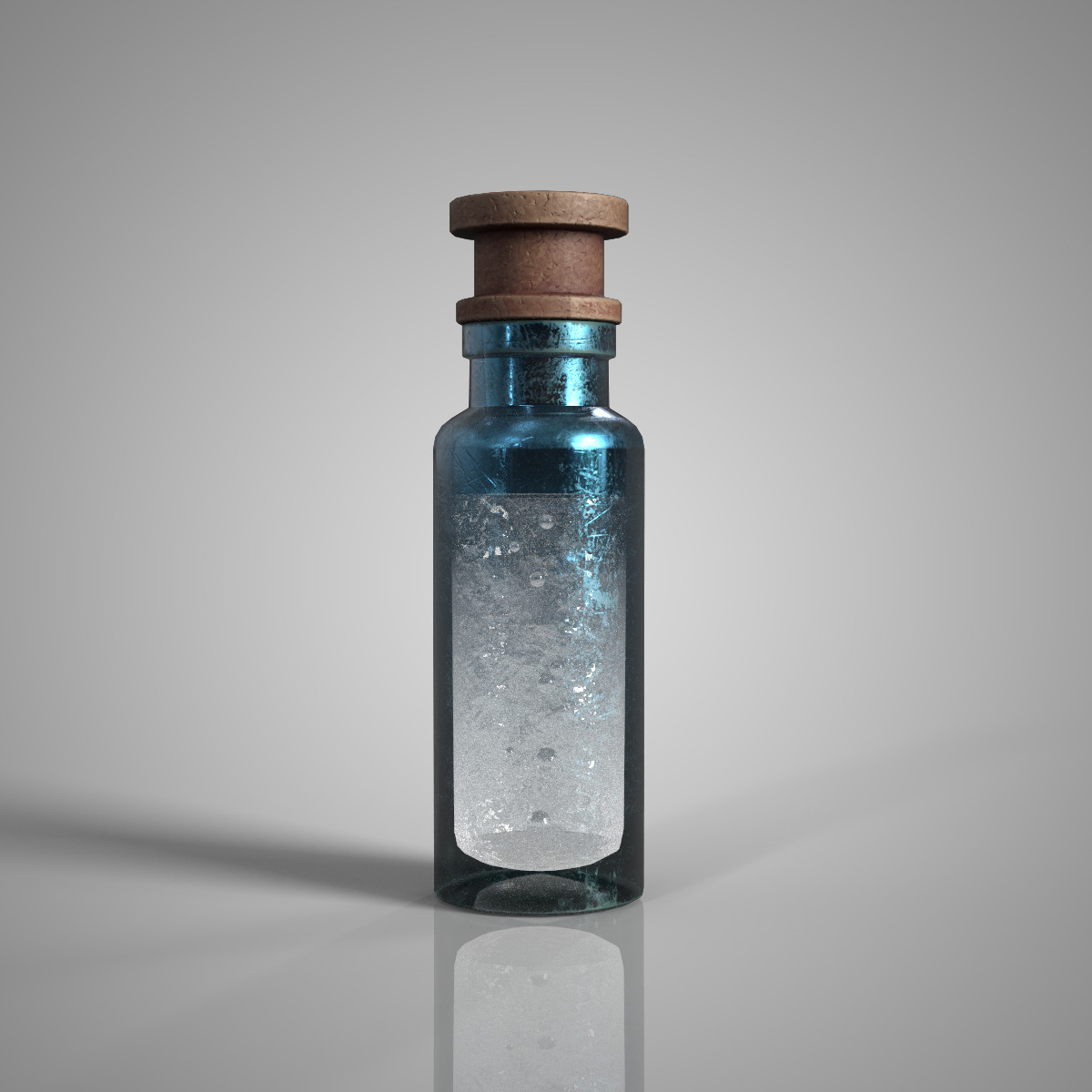 Fantasy Potion Bottle Bundle Game Ready PBR Low-poly 3D model Low-poly 3D model_11