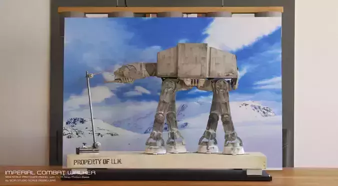 ATAT Studio Scale Model  3D print model