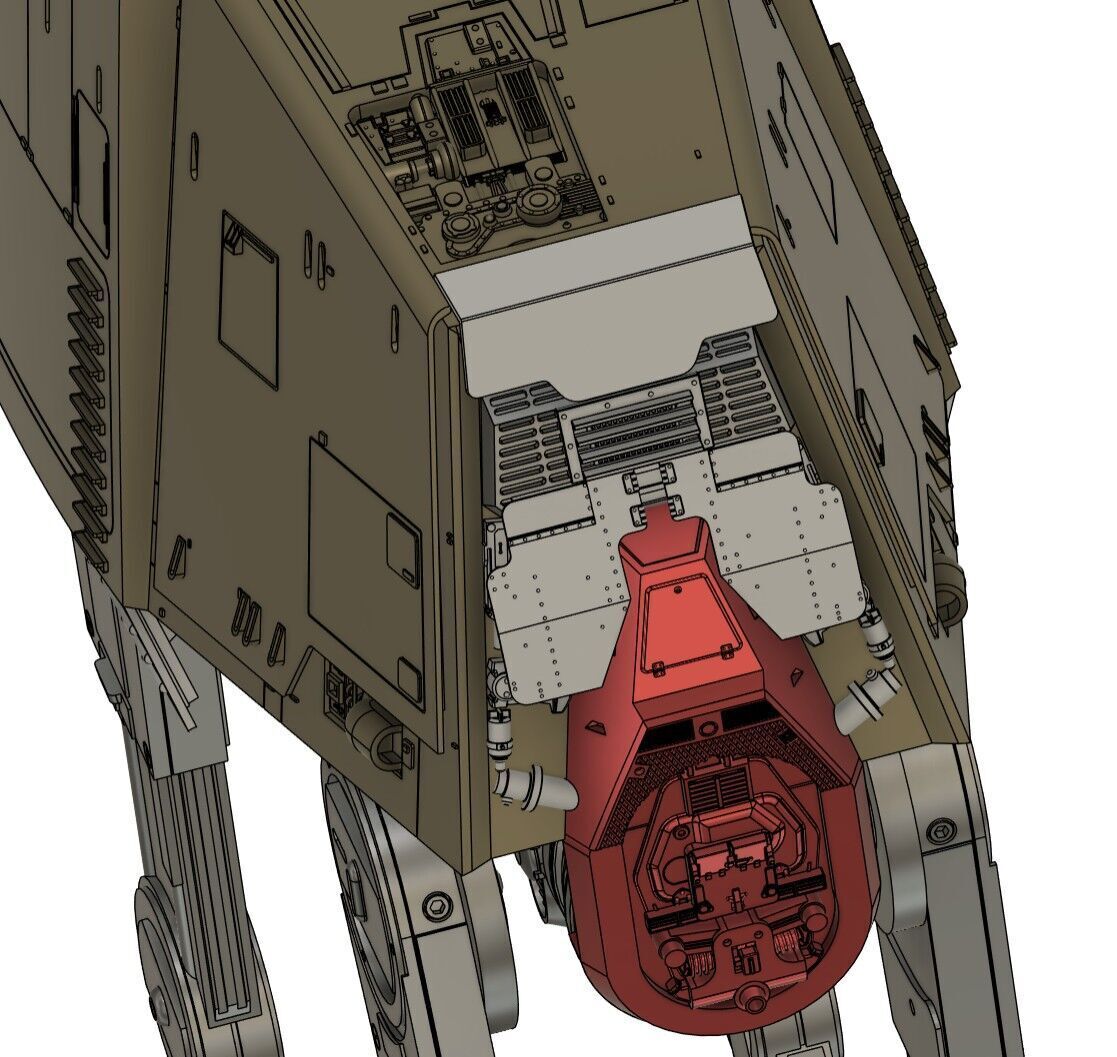 ATAT Studio Scale Model  3D print model_6