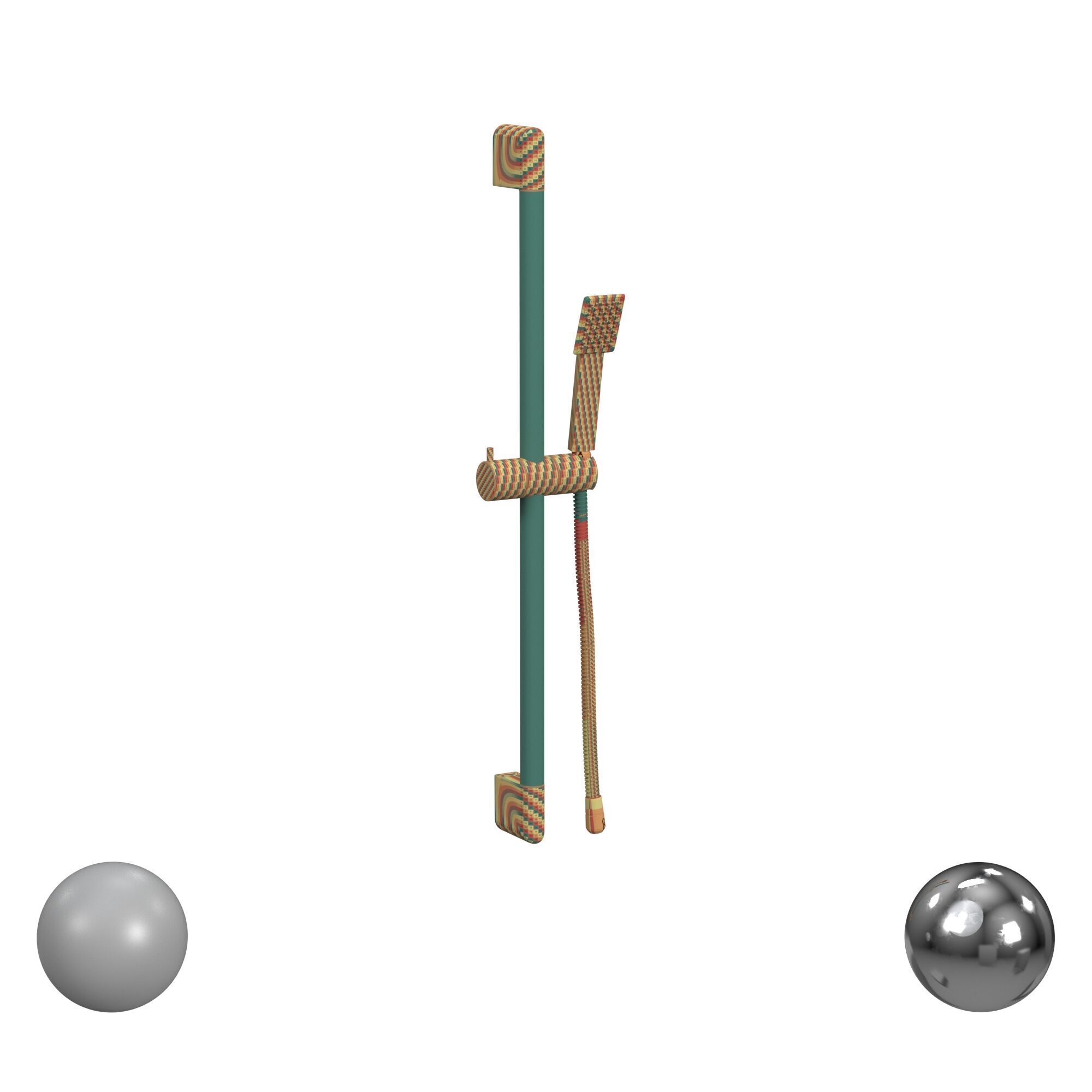 Handheld Shower Head 3D model_2