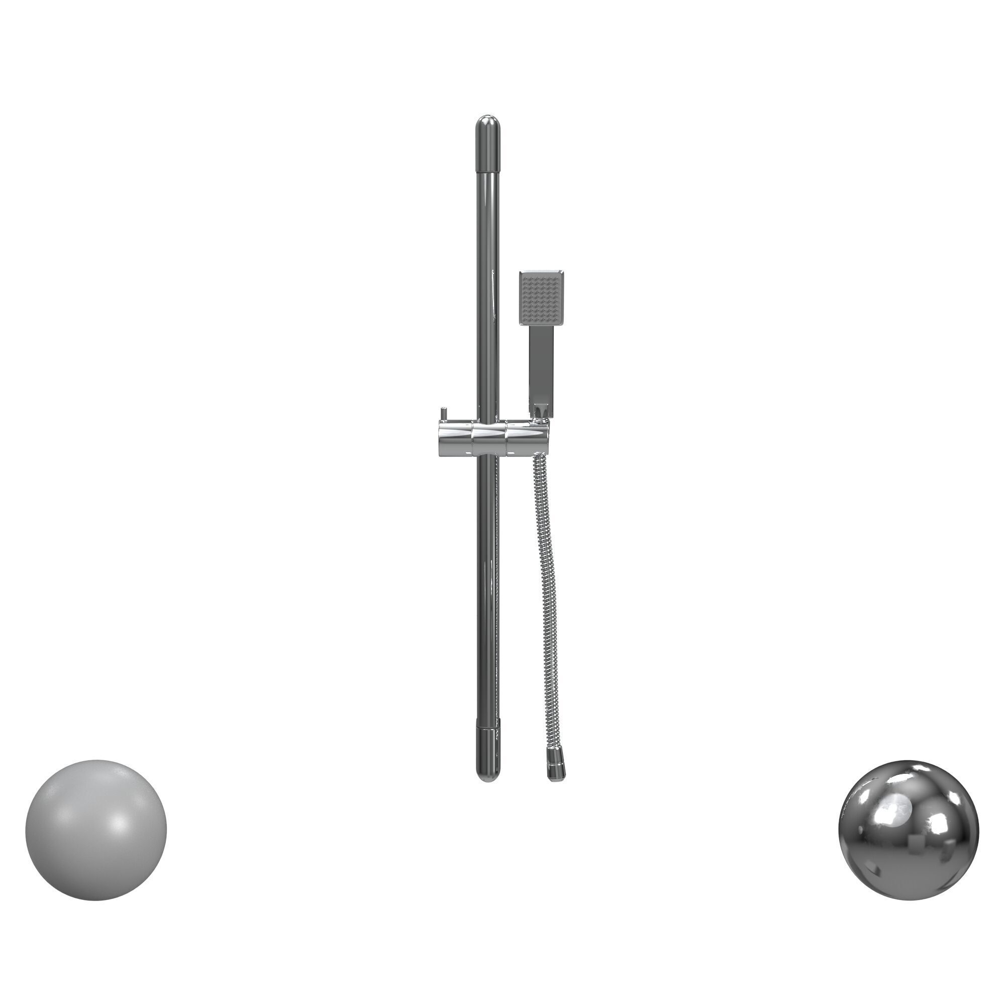 Handheld Shower Head 3D model_1