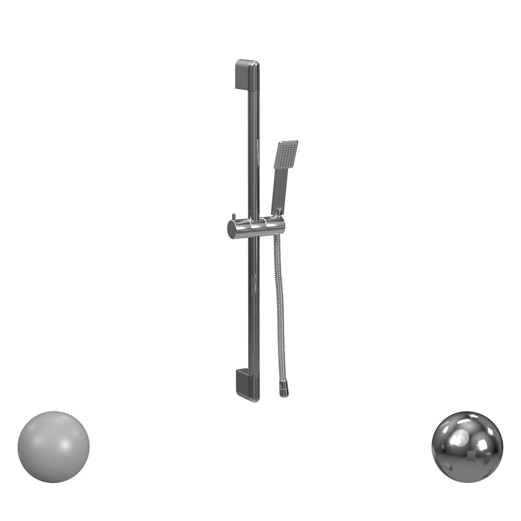 Handheld Shower Head 3D model_0