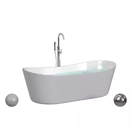Modern white tub