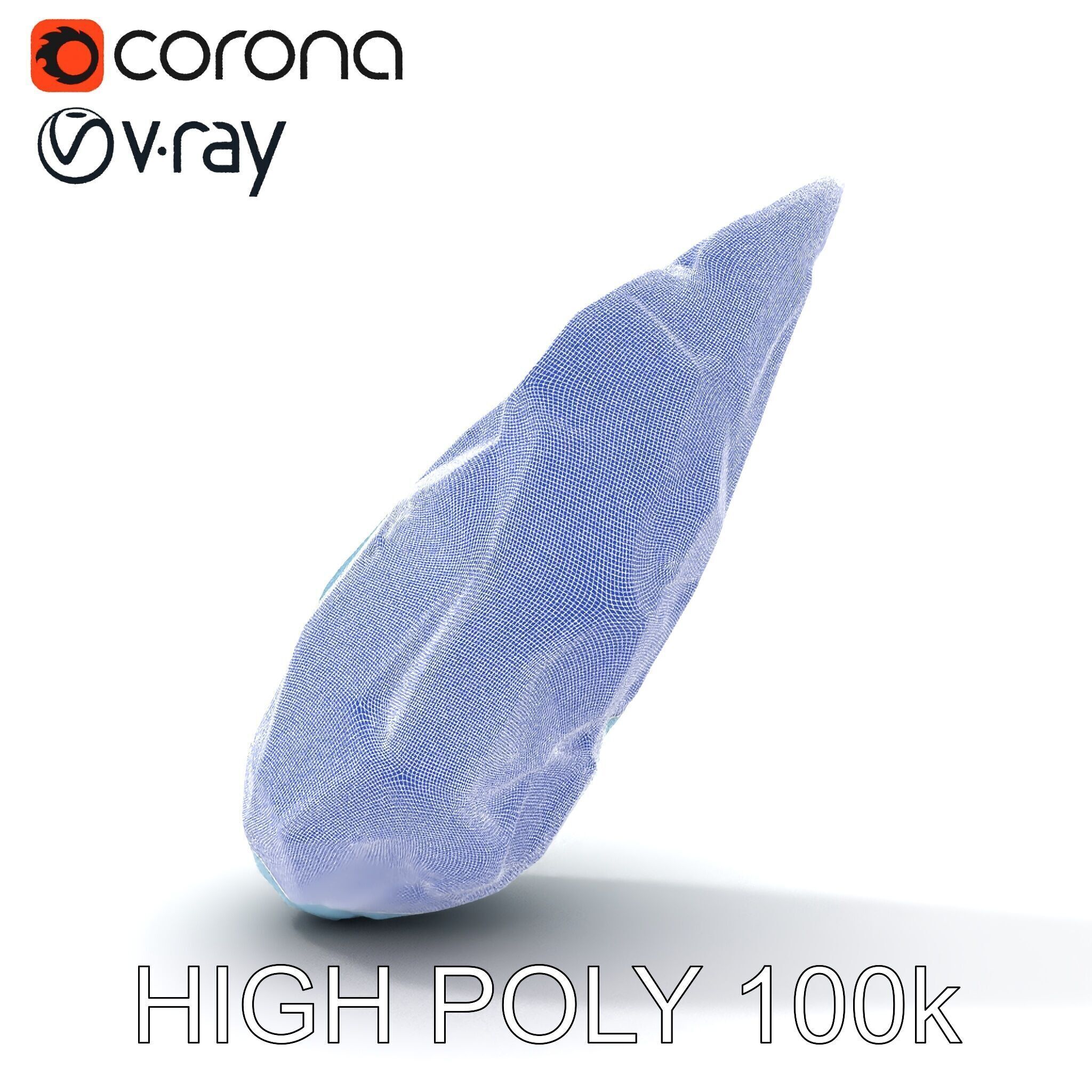 Crystal Shard Model Pack  Realistic Detailed Collection Low-poly 3D model_35