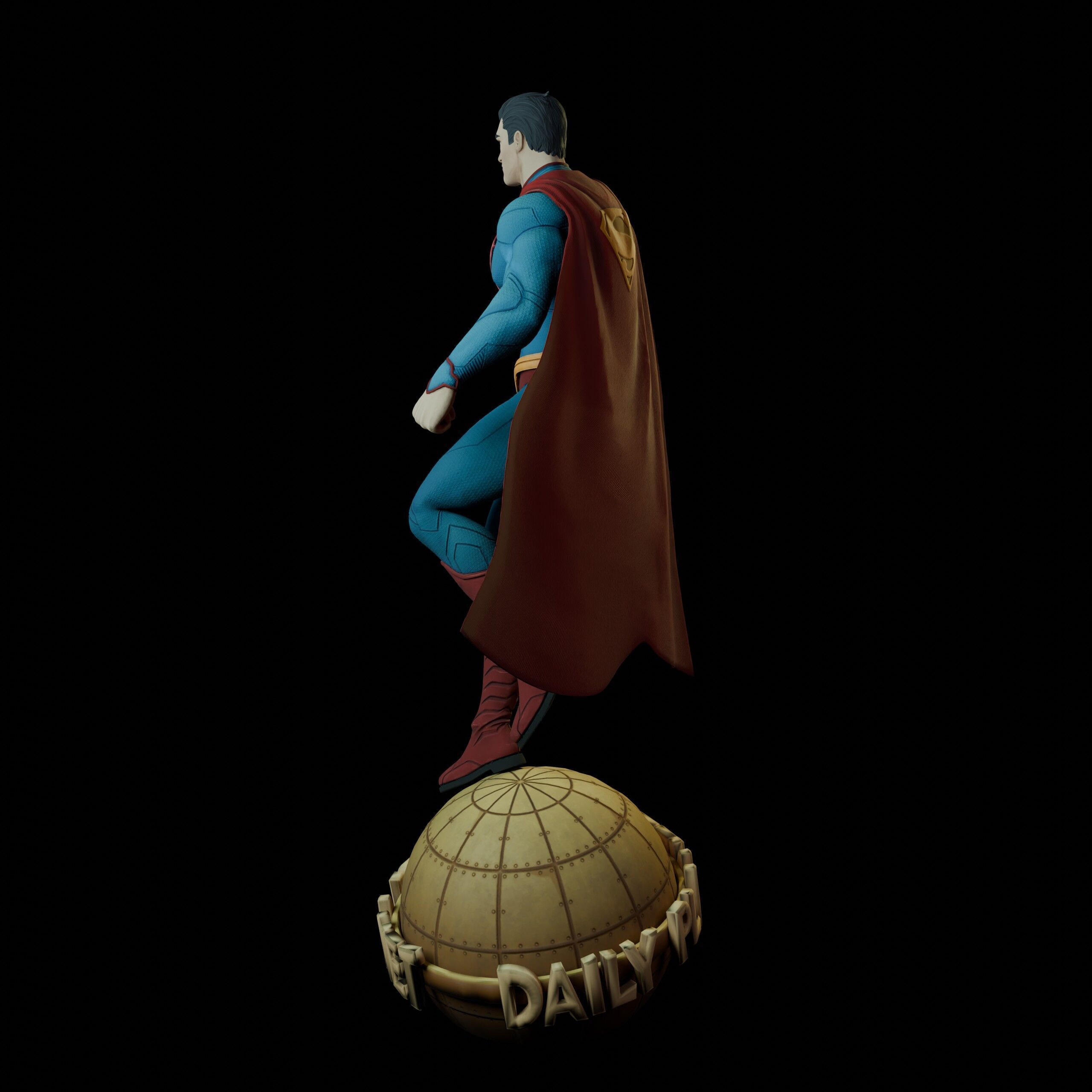 Superman 3D print model_4