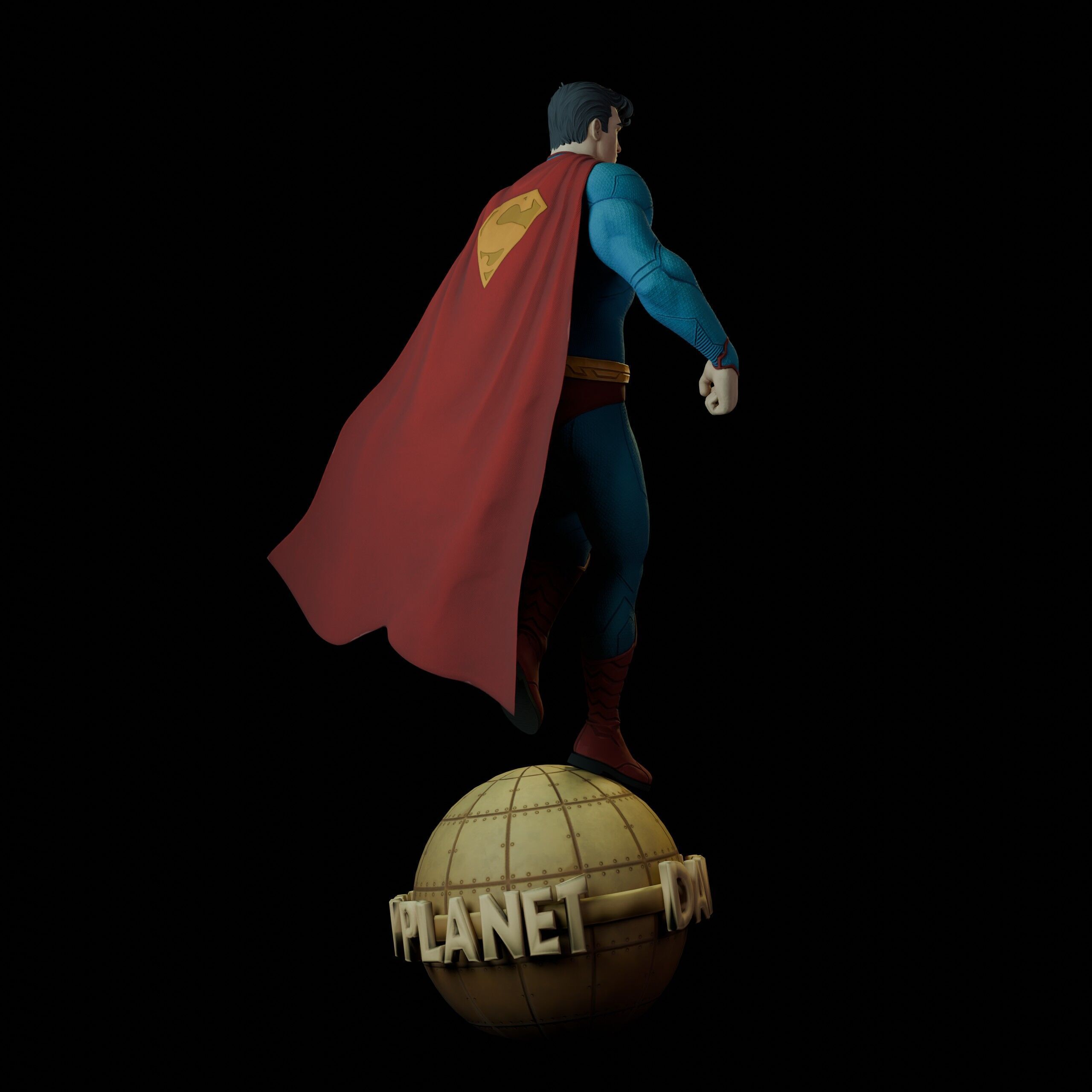 Superman 3D print model_8
