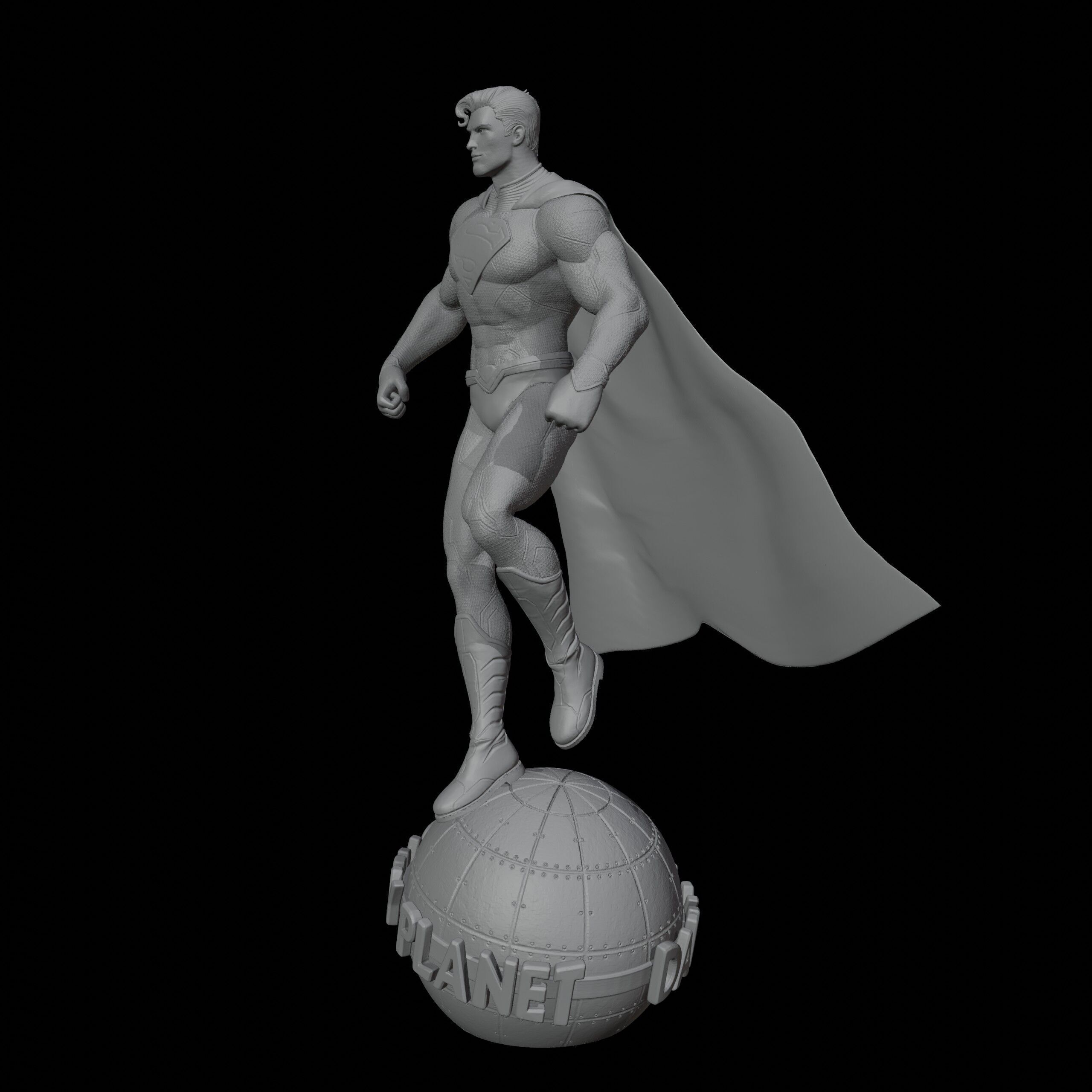 Superman 3D print model_3