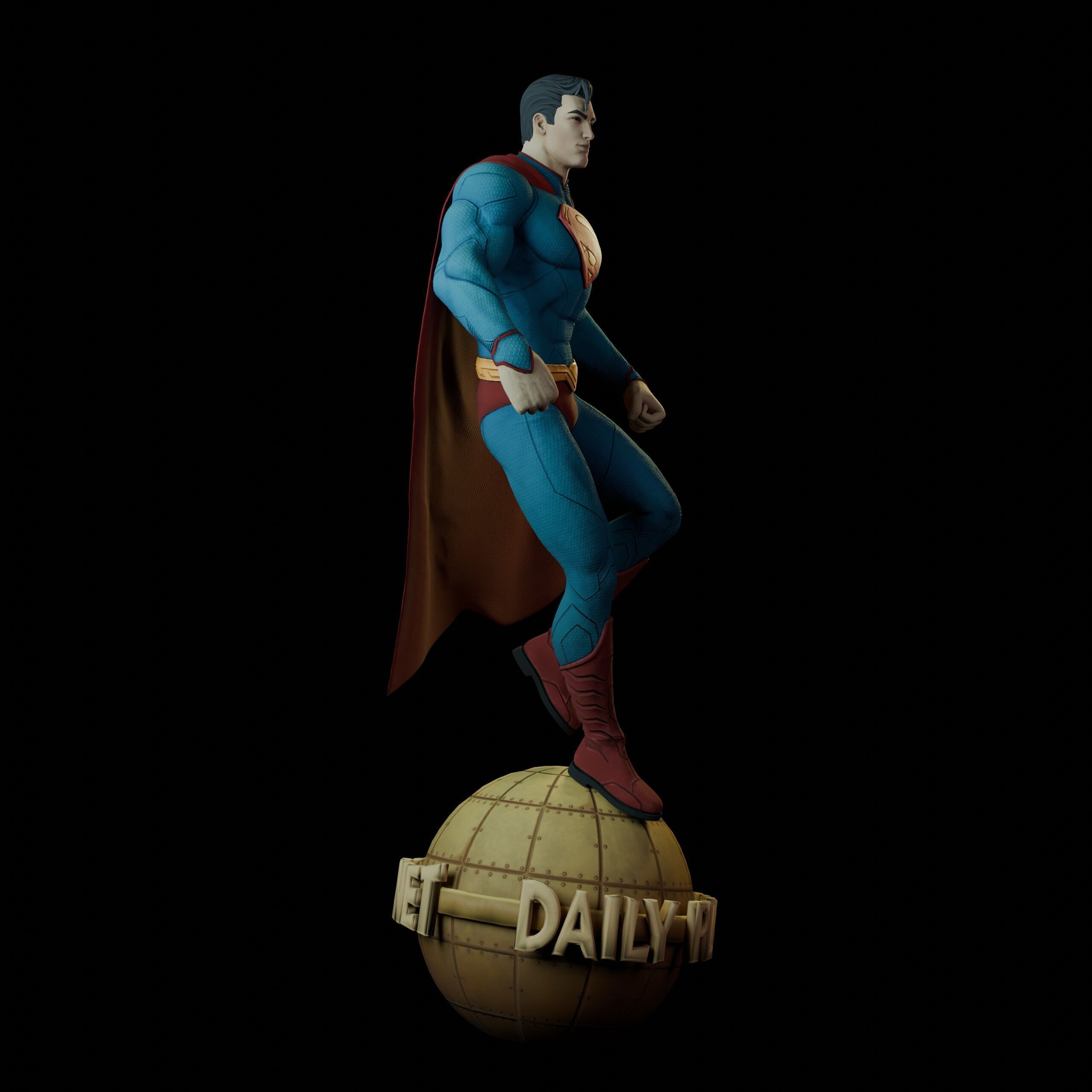 Superman 3D print model_10