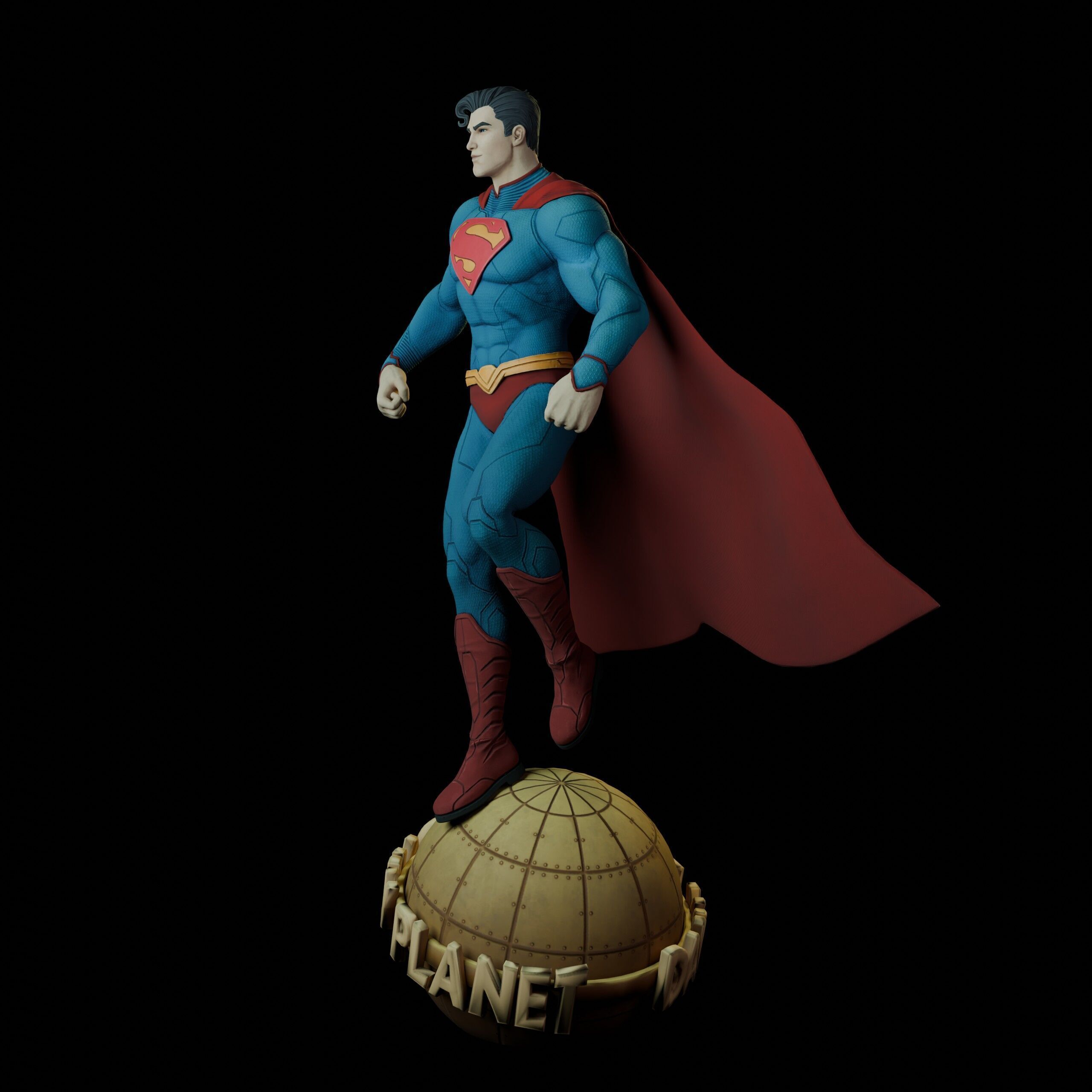 Superman 3D print model_2