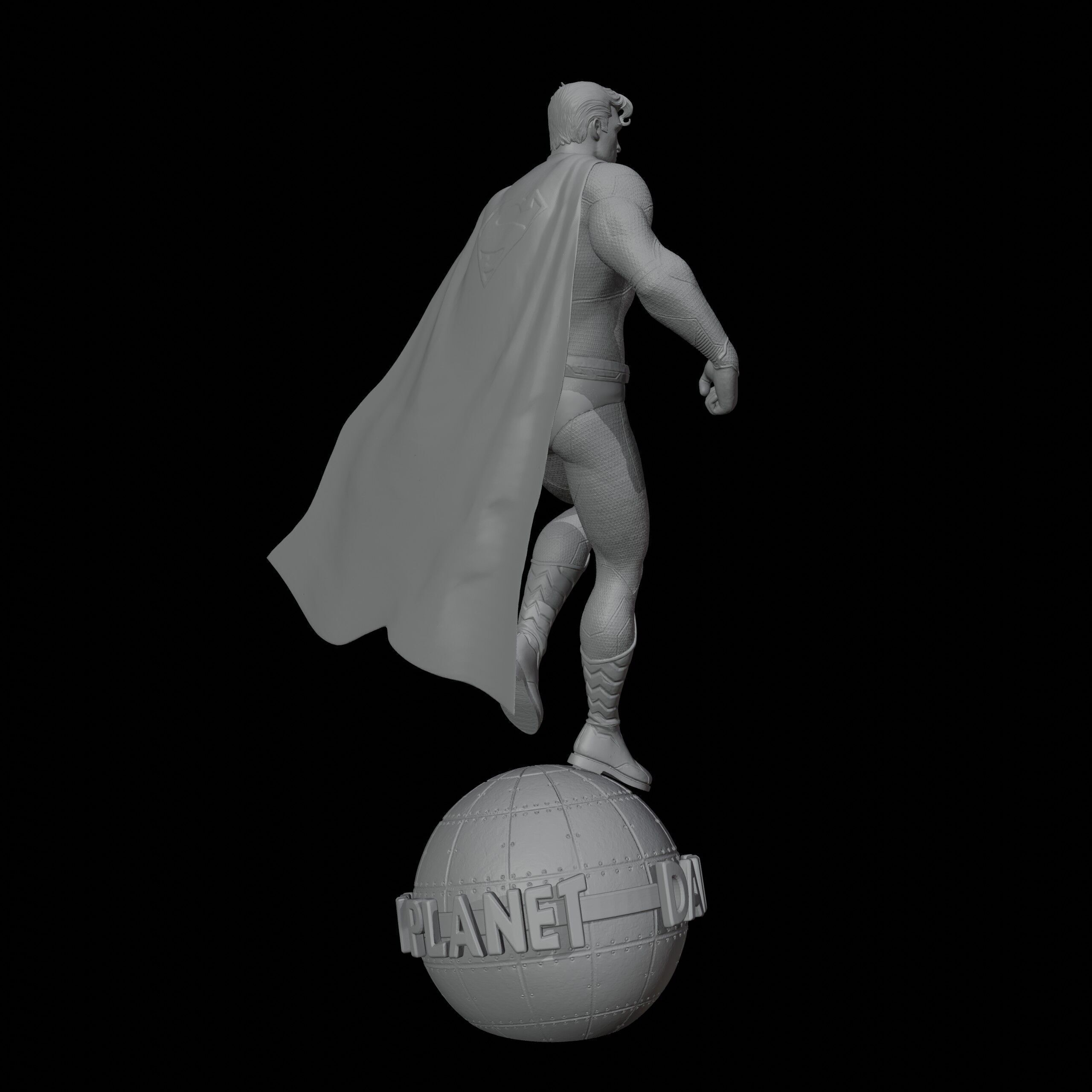 Superman 3D print model_9