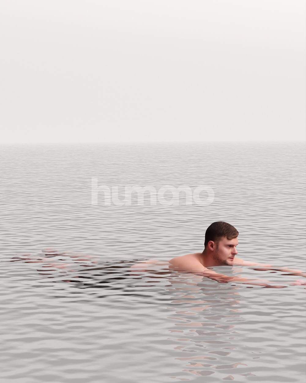 Humano Man in swimsuit swimming in the pool -2507-056-2983 3D model_11