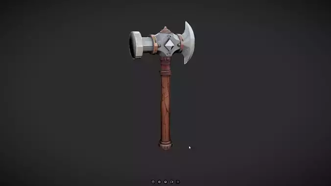 fantasy-style battle hammer