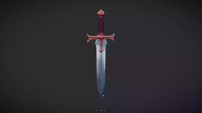 A medieval-style sword