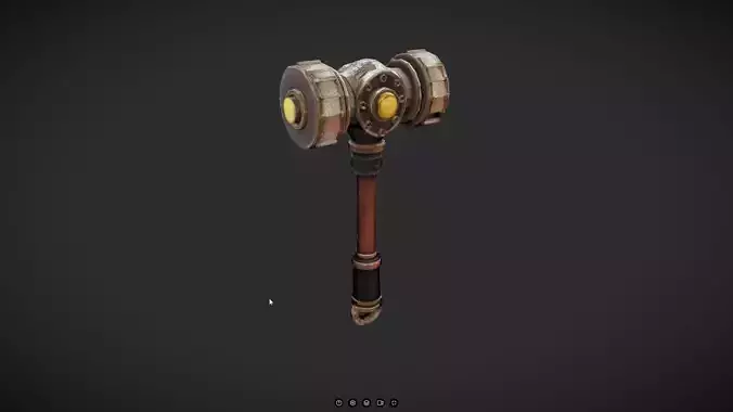 steampunk-style hammer