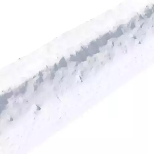 Snowdrift by the road