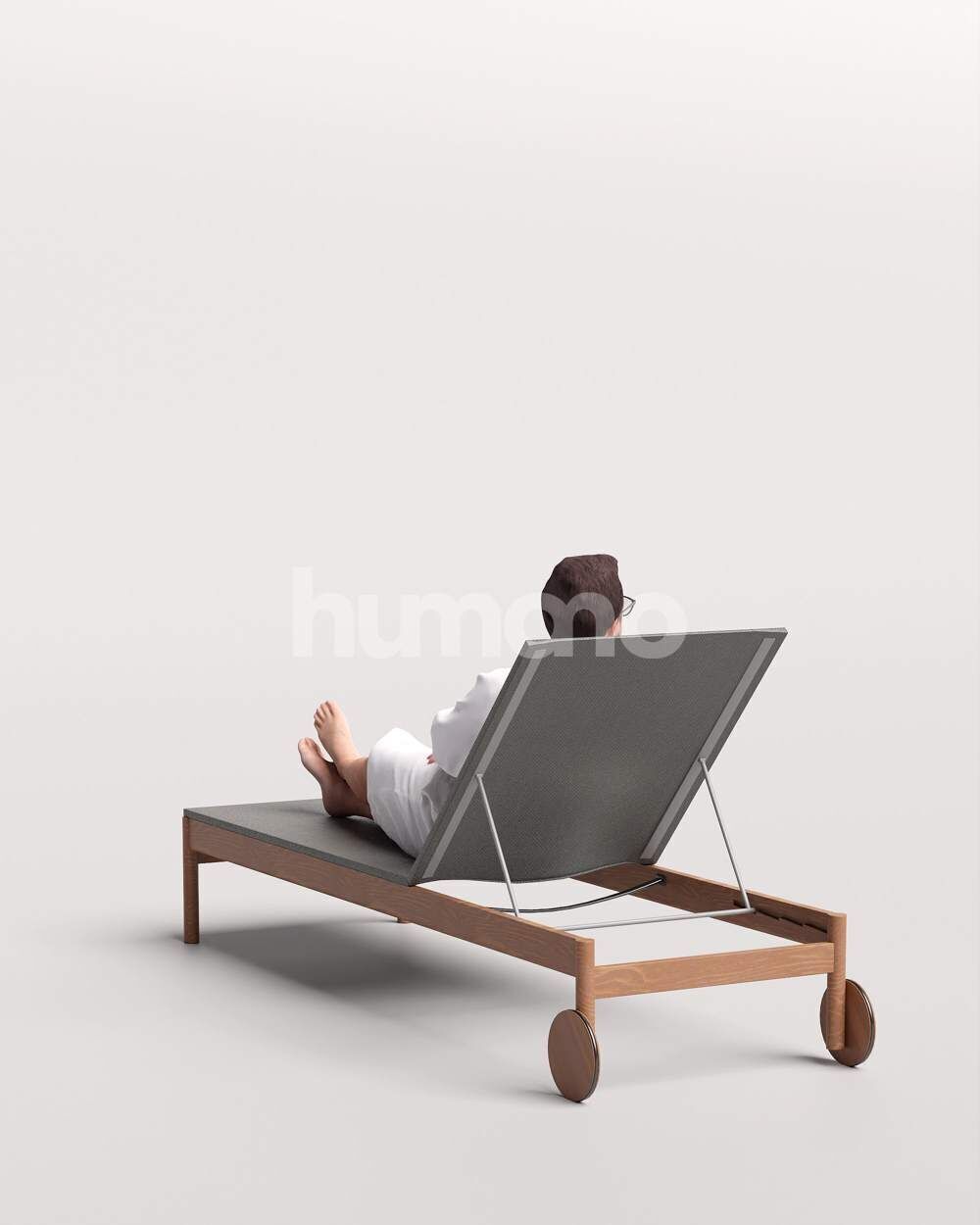 Humano Man in bathrone lying on sunbed Spa -2508-058-7659 3D model_7
