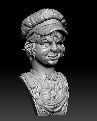 The Street Urchin Free 3D print model