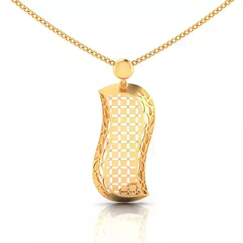 fusion women gold pendant 1005