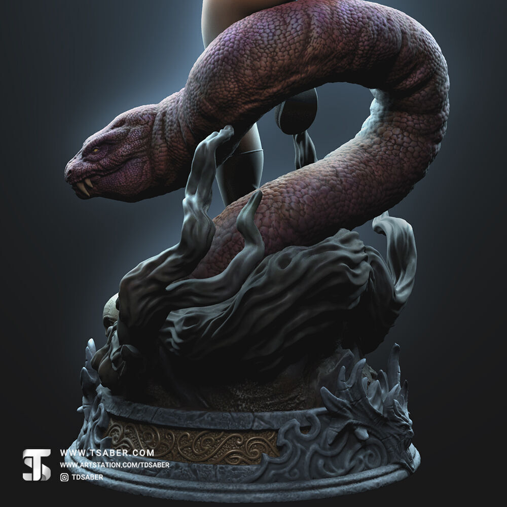 Vampirella Statue  3D print model_9