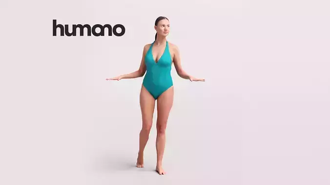 Humano Woman swimming in a pool -2509-050-7566