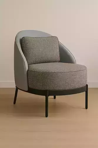 Modern Lounge Chair with  Fabric