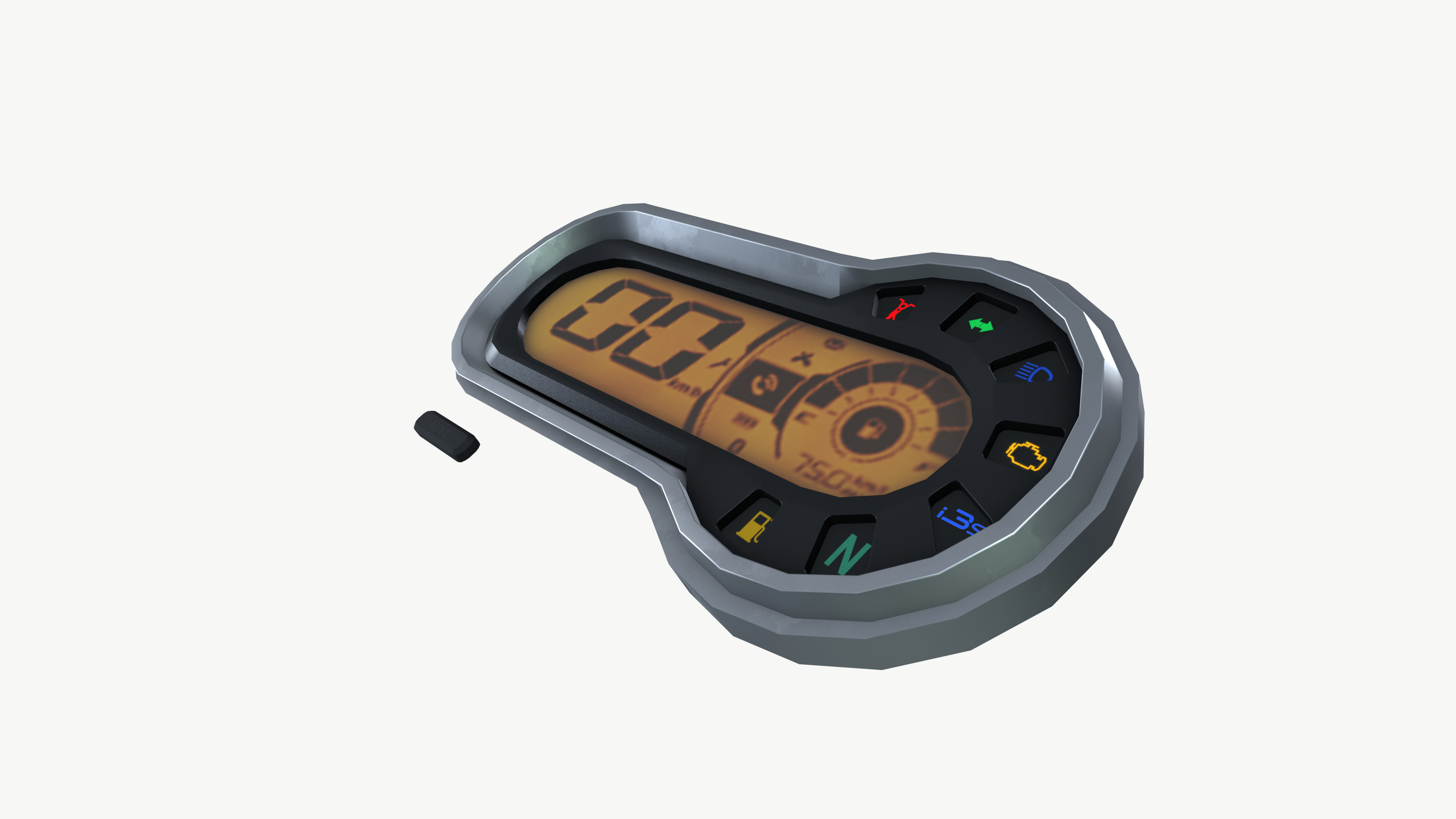 Splendor plus Meter 3D model_2