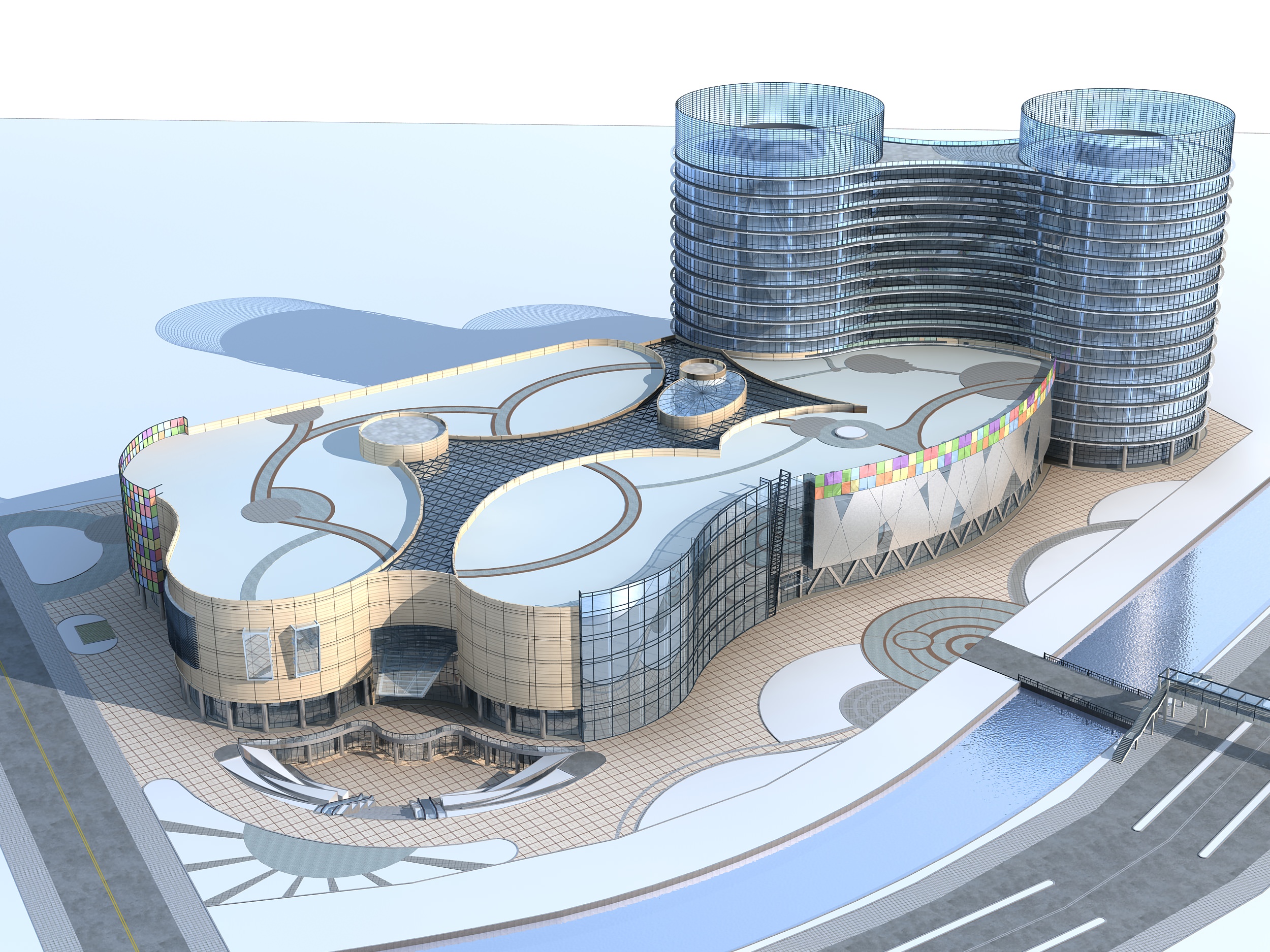 Hotel Building Collection 60 items Vol1 3D model_1