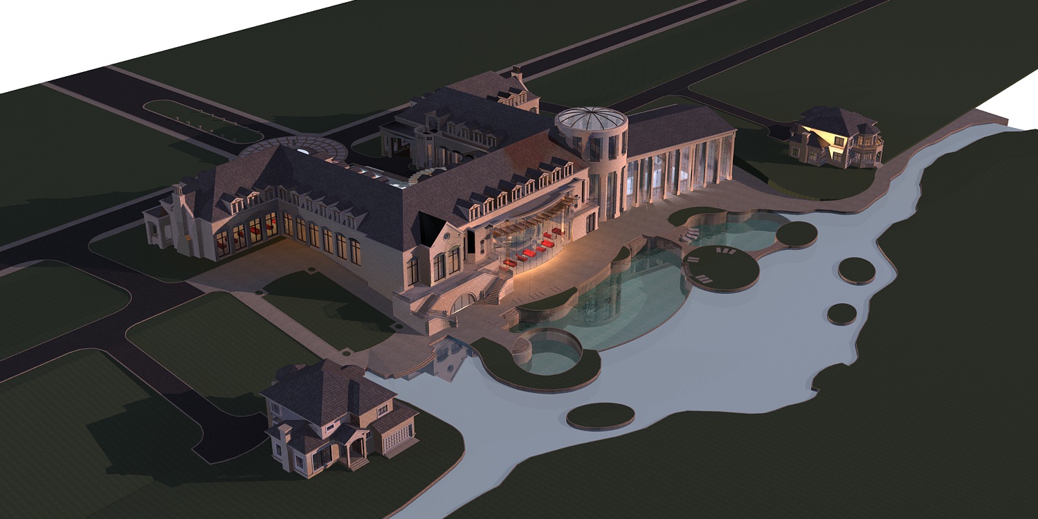 Hotel Building Collection 60 items Vol1 3D model_14