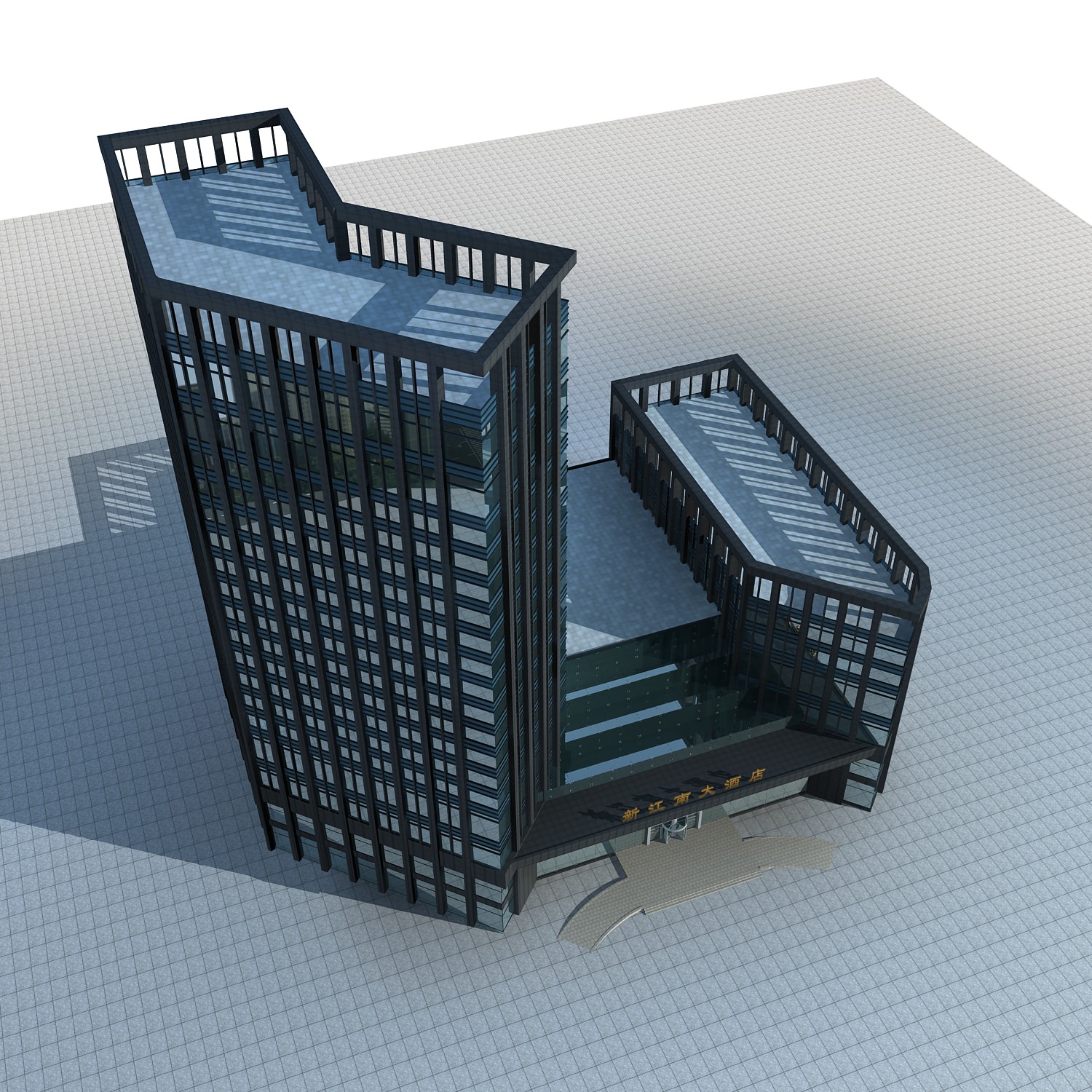 Hotel Building Collection 60 items Vol1 3D model_15