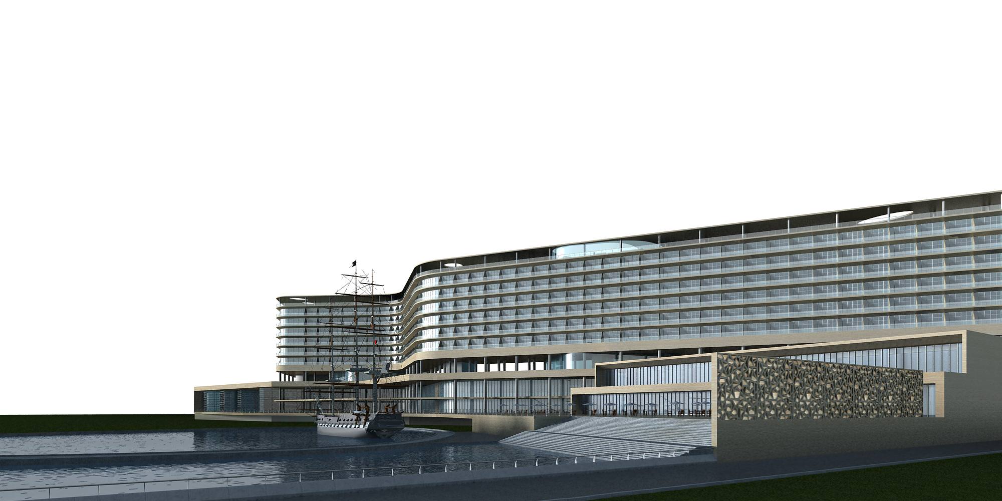 Hotel Building Collection 60 items Vol1 3D model_31